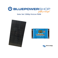 Solar set 120Wp Victron PWM 10A  + 1 x 120Wp paneel
