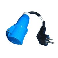 Verloopstekker Schuko/CEE 16A/250V