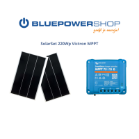 Solar set 240Wp Victron MPPT 75/15  + 2 x 120Wp paneel